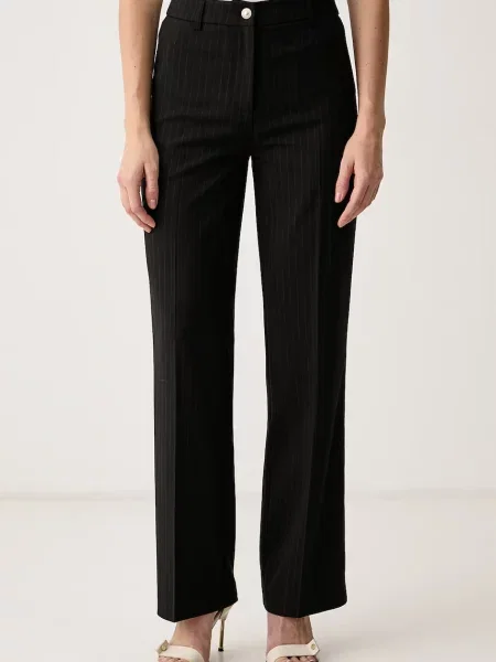 Morgan Pantaloni din Straight Fit negru