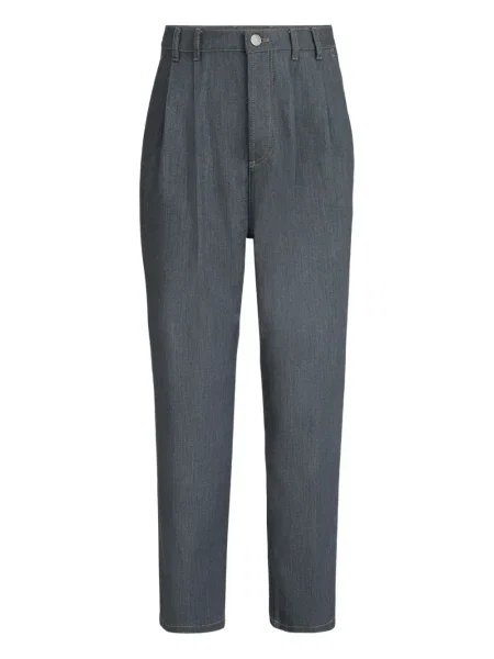 Plisované kalhoty Brunello Cucinelli s 5 kapsami šedé