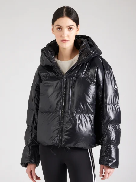 Adidas by Stella McCartney geaca TrueNature femei negru de iarna bej