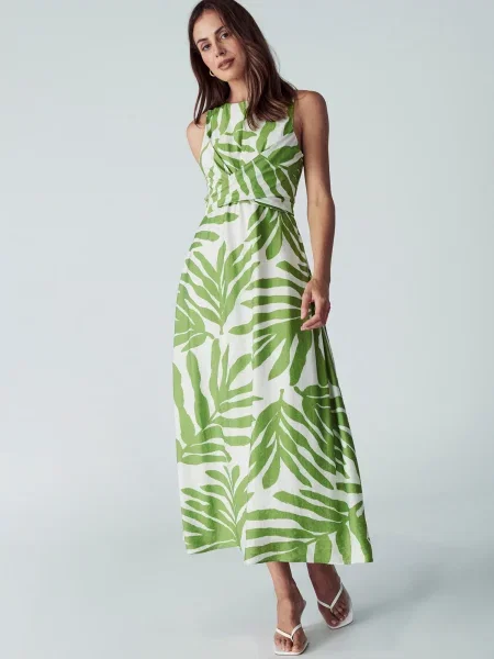Willa Rochie Revival verde alb