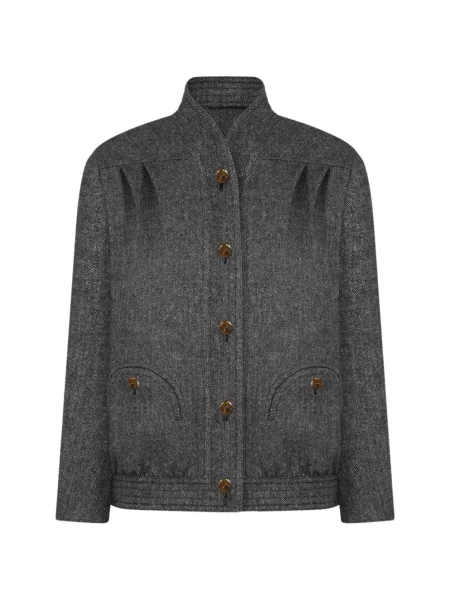 Geacă Blazé Milano cu model herringbone gri