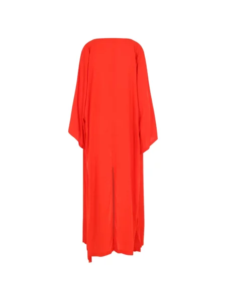 Geacă Yohji Yamamoto asimetrică drapată roșu