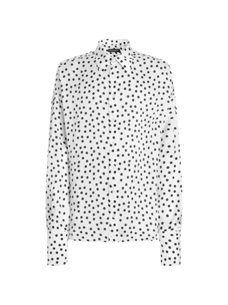 Риза Dolce & Gabbana на точки бяло