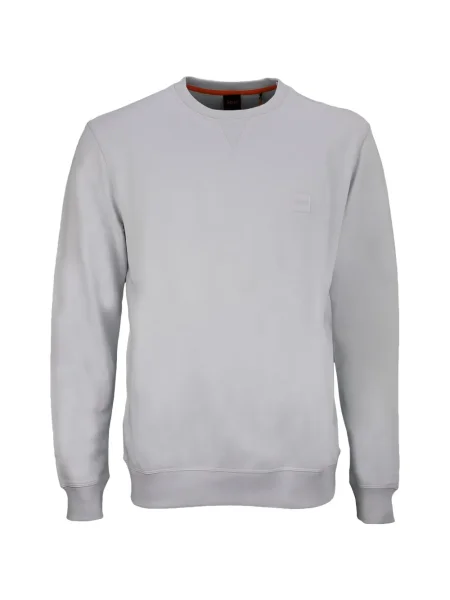 Hanorac crewneck Boss gri