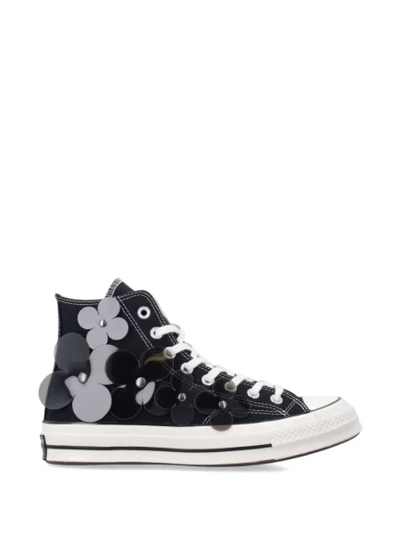 Маратонки Converse Chuck 70 на цветя с апликация черно