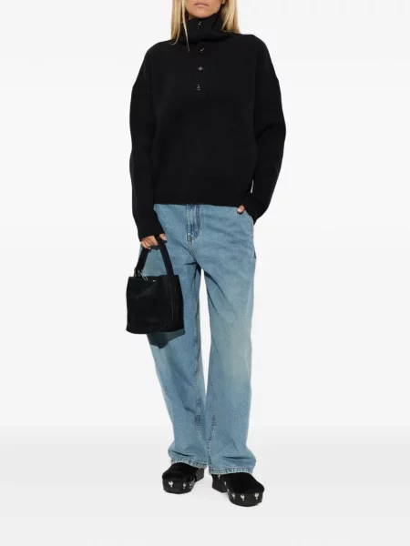 Lung pulover Ami Paris negru