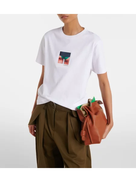 Tricou Loewe cu imagine alb