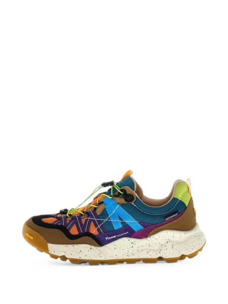 Impermeabil sneakerși Flower Mountain cu model floral albastru