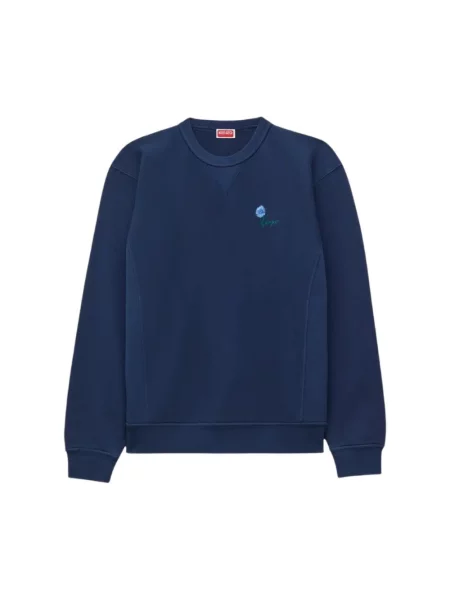 Haftowana bluza Kenzo niebieska
