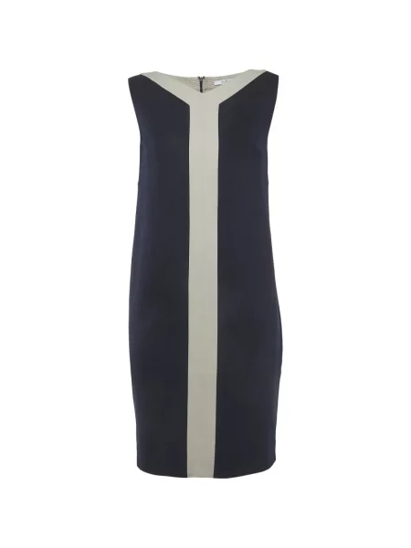 Rochie Max Mara cu decolteu în V din jerseu albastru