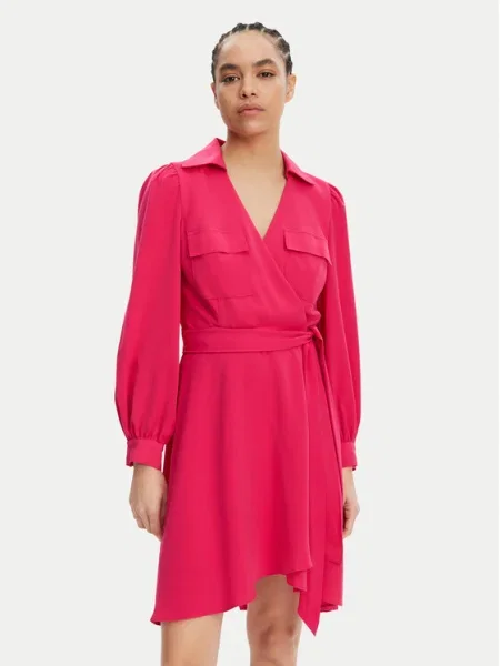 DKNY Rochie tip cămașă roz