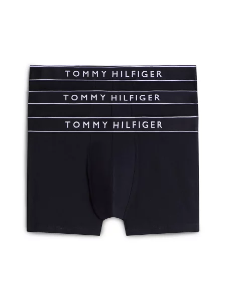 Tommy Hilfiger Underwear Boxeri Essential negru alb