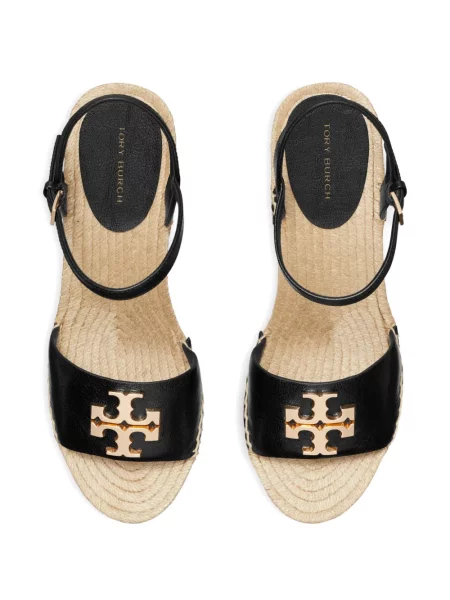 Espadrile Tory Burch cu pană negru