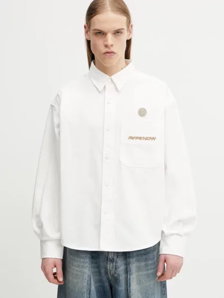 AAPE cămașă din denim de bărbați