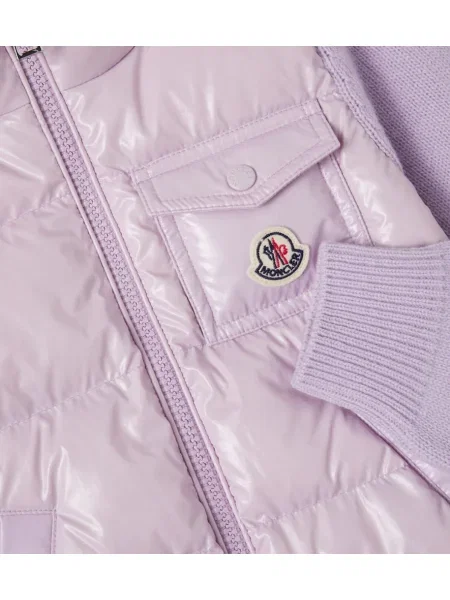 Gyerek kardigán Moncler Enfant lila