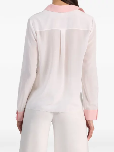 Cămașă Alice + Olivia cu imagine alb