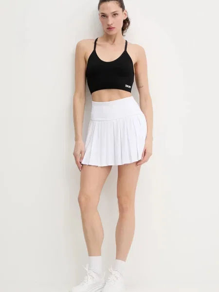 Dkny spódnica mini rozkloszowana biały