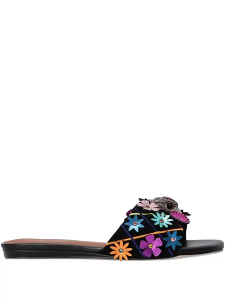 Sandale Kurt Geiger London cu model floral negru