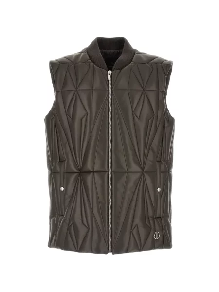 Matlasat vestă Moncler gri