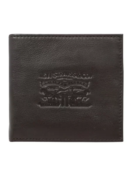 LEVI'S Denarnica temno rjava