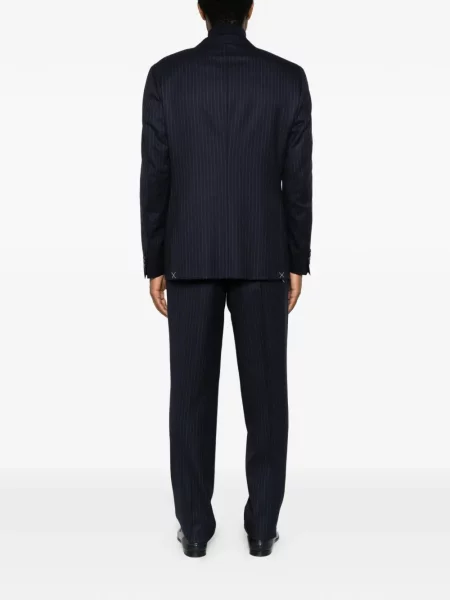 Costum Canali de lână albastru