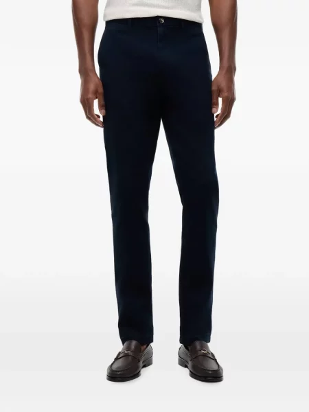 Chinos Tommy Hilfiger s autogramem modré
