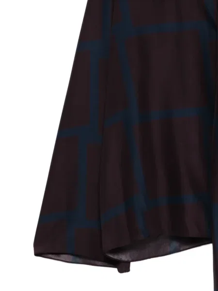 Bluzka Gianluca Capannolo w kratkę fioletowa