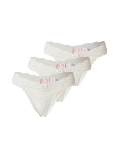 Hunkemöller Tanga Madison' alb