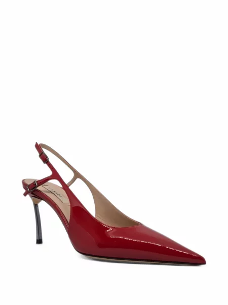 Pantofi cu toc Casadei slingback roșu