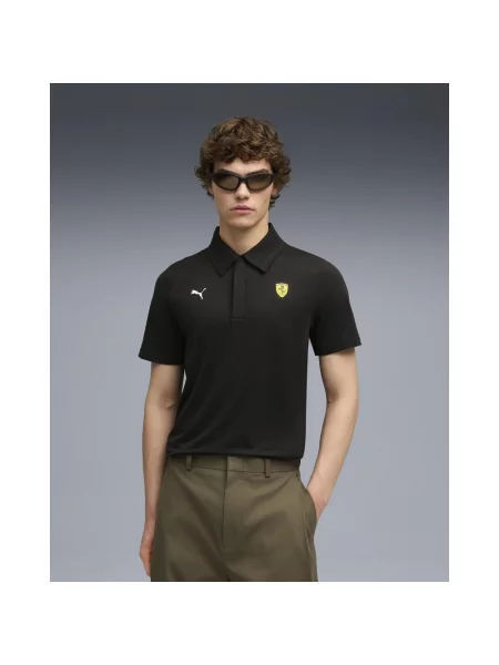 Koszulka Polo Puma Ferrari Sportswear Cloudspun S czarna