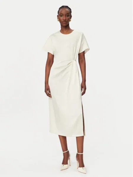 Rinascimento Rochie cocktail alb