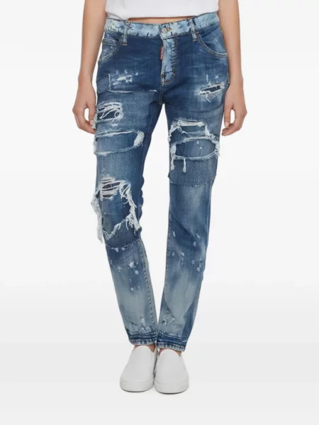 Dětské džíny Dsquared2 modré
