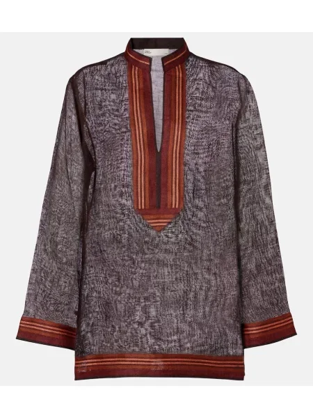 Top Tory Burch de in transparente maro