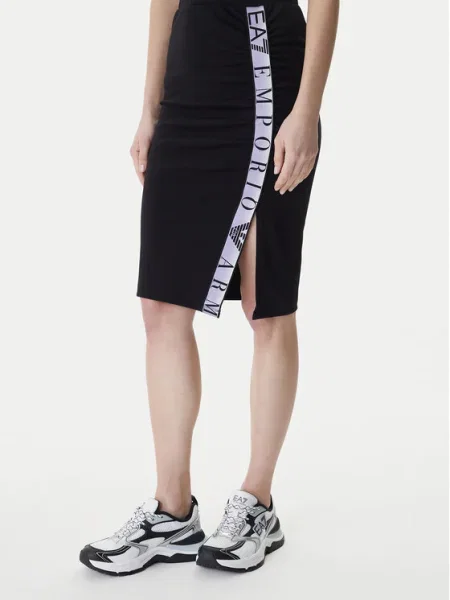 Emporio Armani Fustă midi Negru alb