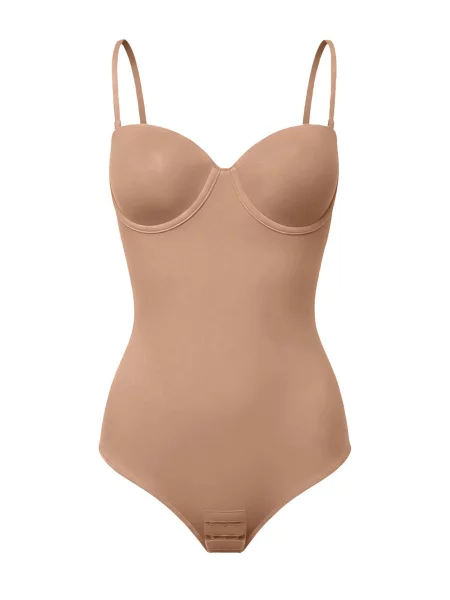 Cfab Bodi za oblikovanje Push-Up Bodysuit mit String' bež