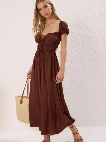 Trendyol Rochie ciocolatiu