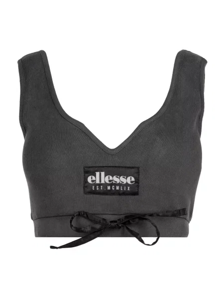 Stanik fitness Ellesse Organico czarny