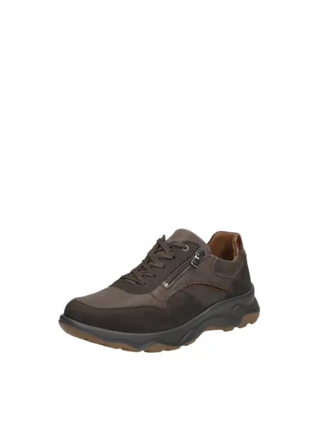 Sneakersy Waldläufer skórzane brązowe
