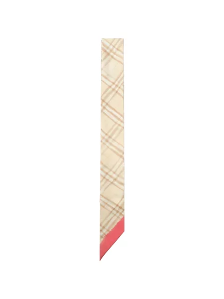 Fular Burberry de mătase skinny fit