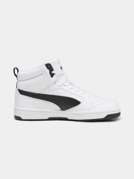 Жіночі Кеди високі PUMA Rebound V6 комбінований верх білий