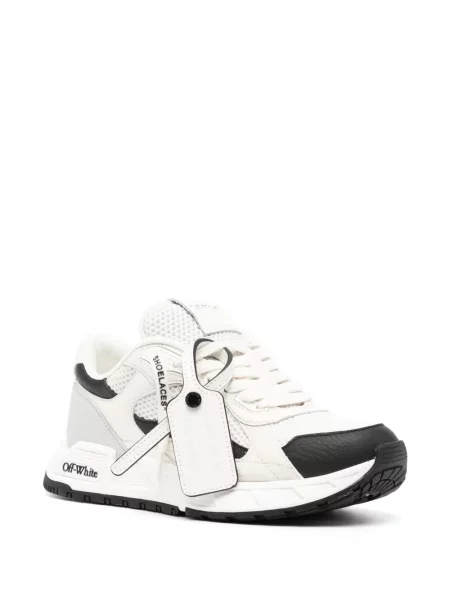 Iš natūralios odos sportbačiai Off-white balta
