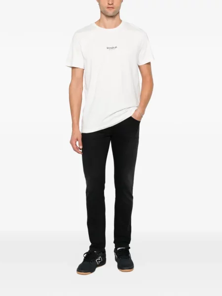 Tricou Dondup cu imagine alb