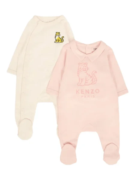 Piżama dziecięca Kenzo różowa