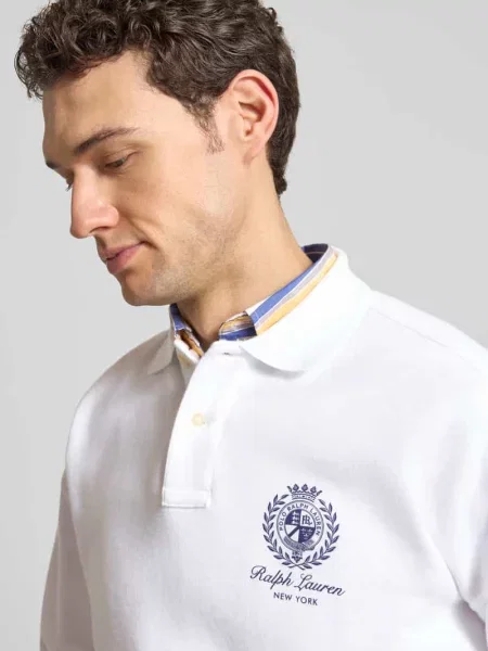 Bluza dresowa o regularnym kroju z mieszanki bawełny Polo Ralph Lauren biała