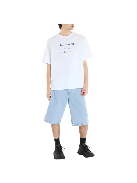 Calvin Klein Jeans Tričko biela