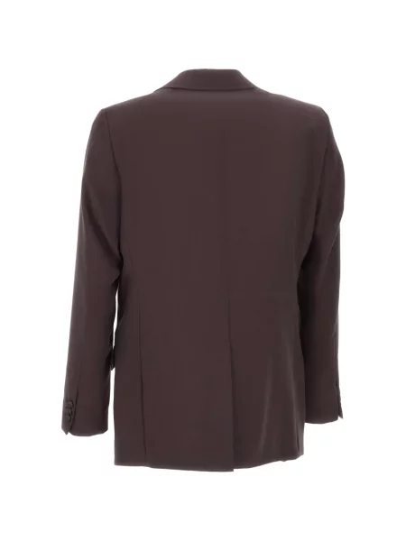 Sacou Boss din țesătură twill maro