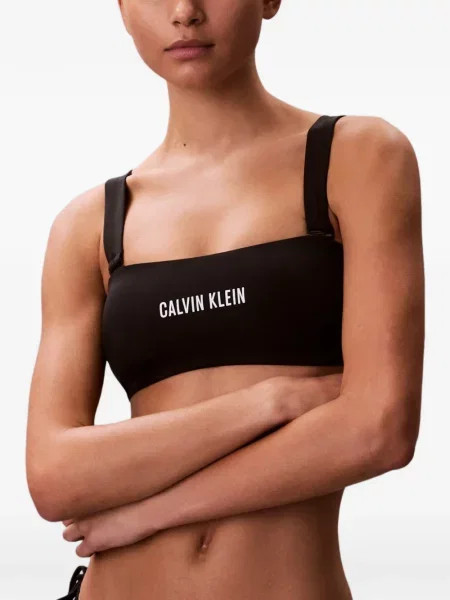 Bikini Calvin Klein z autografem czarne