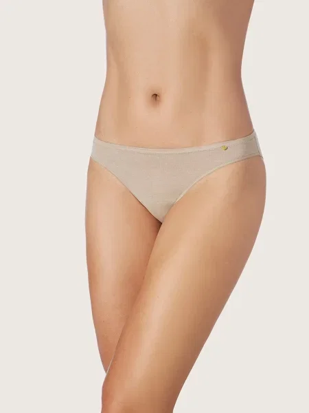 Zd ZERO DEFECTS Chiloți Venus low waist Soy fiber' bej