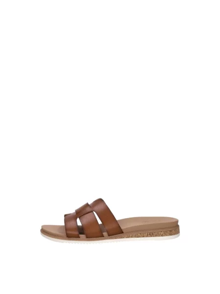Klapki Skechers brązowe