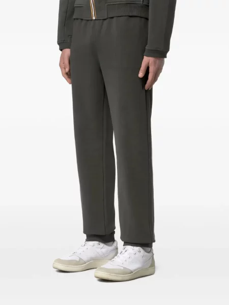 Pantaloni K-way alergare cu cordon verde